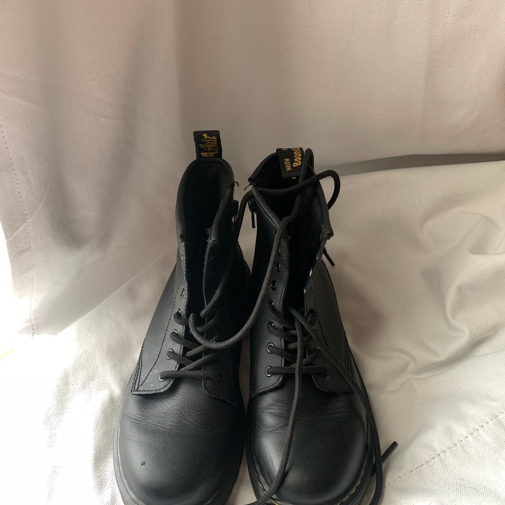 Black lace up Doc Martens